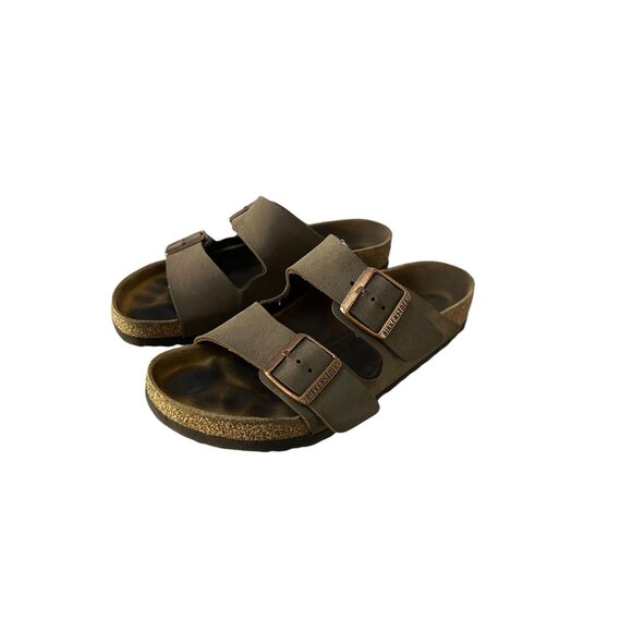 Birkenstock Shoes - Birkenstock Arizona Sandals Mocha Birko-Flor Regular EU 37 US 7